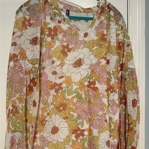 Floral Women's Top - Multicolor
